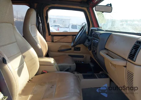 2000 Jeep Wrangler Sport из США, поврежденный, VIN 1J4FA49S2YP764299